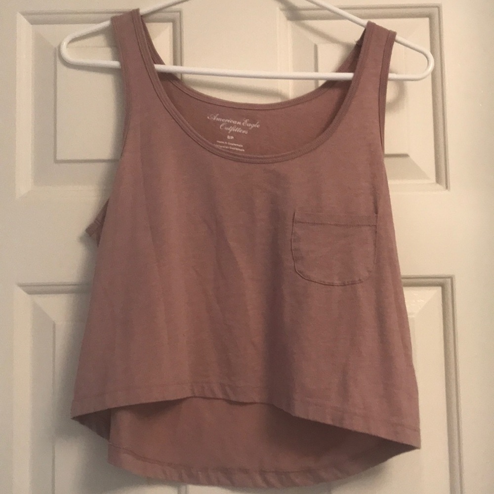 Pink American Eagle tank